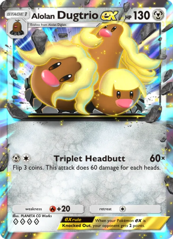 Alolan Dugtrio ex