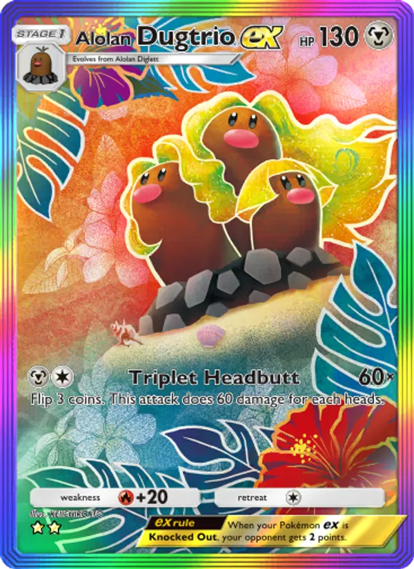 Alolan Dugtrio ex