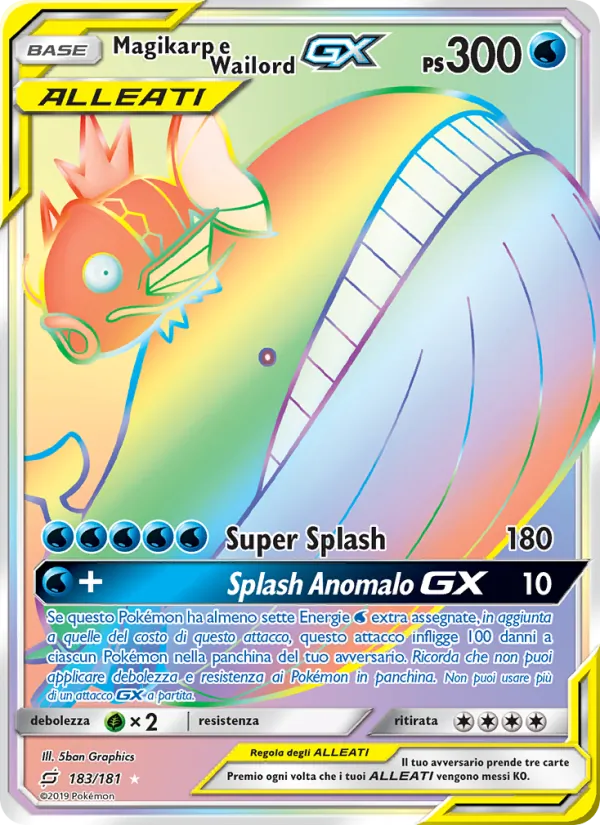 Magikarp e Wailord GX