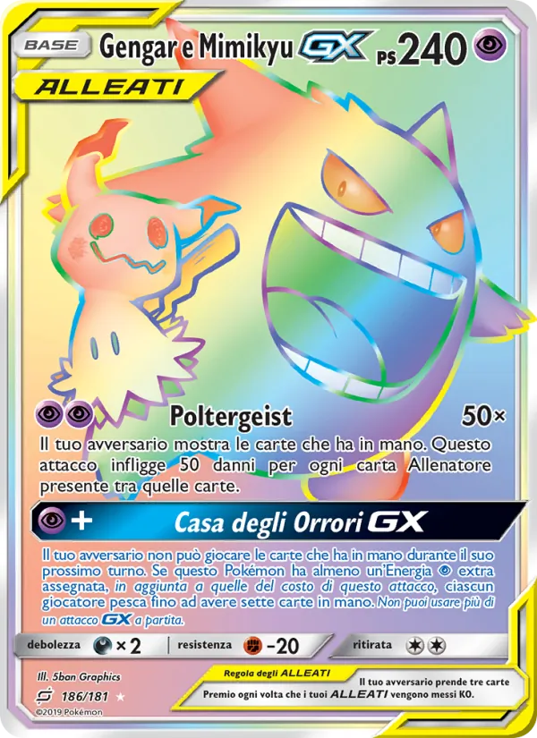 Gengar e Mimikyu GX