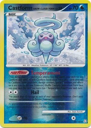 Castform Snow-cloud Form