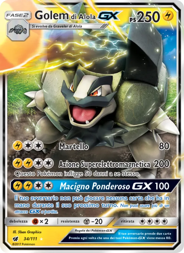 Golem di Alola GX
