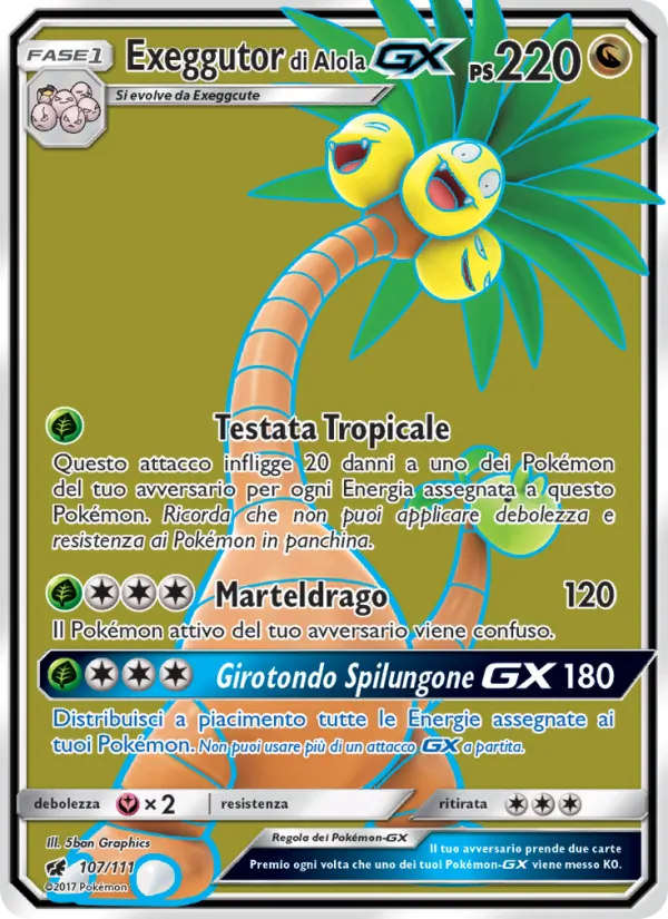 Exeggutor di Alola GX