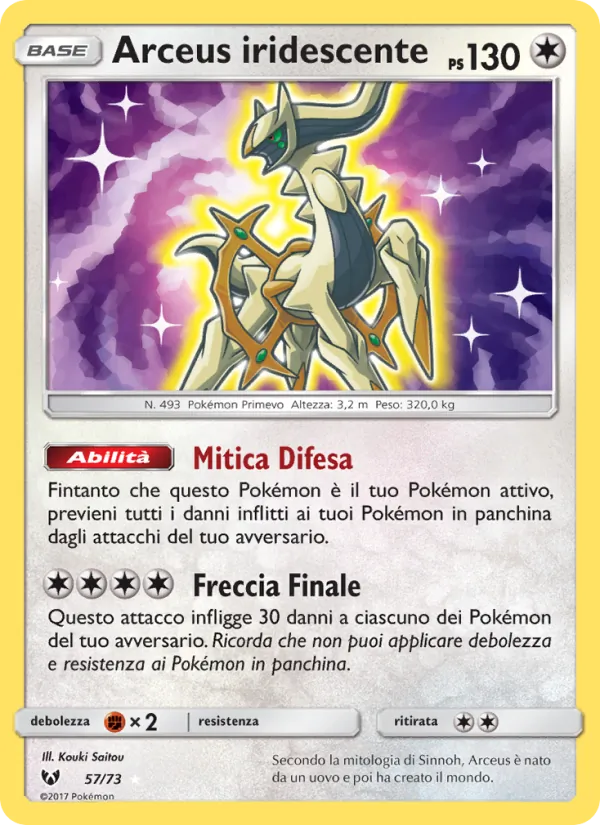 Arceus iridescente