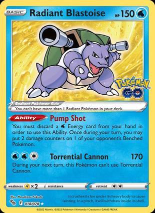 Blastoise Lucente