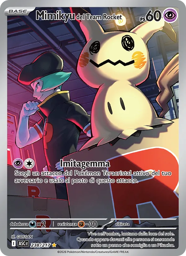 Mimikyu del Team Rocket