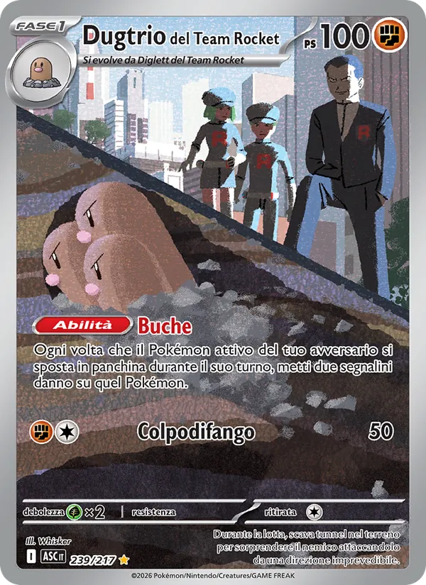 Dugtrio del Team Rocket