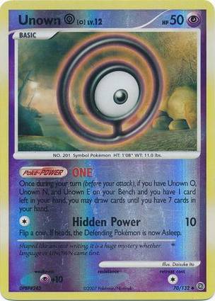 Unown O