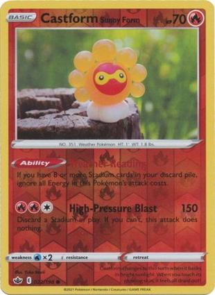 Castform Forma Sole