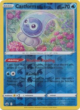 Castform Forma Pioggia