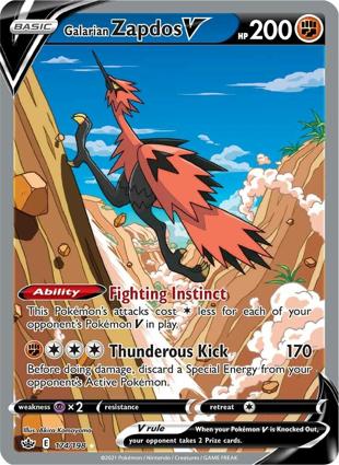 Zapdos di Galar V