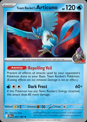 Articuno del Team Rocket