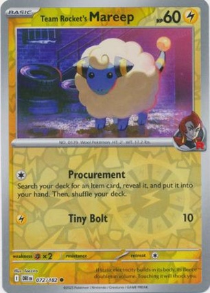 Mareep del Team Rocket