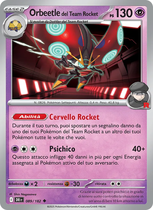 Orbeetle del Team Rocket