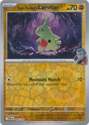 Larvitar del Team Rocket