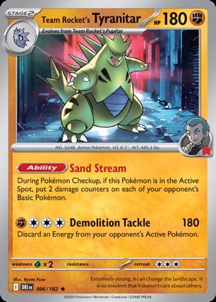 Tyranitar del Team Rocket
