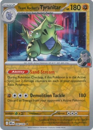 Tyranitar del Team Rocket