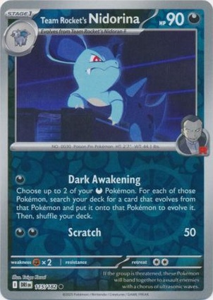 Nidorina del Team Rocket