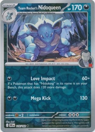 Nidoqueen del Team Rocket
