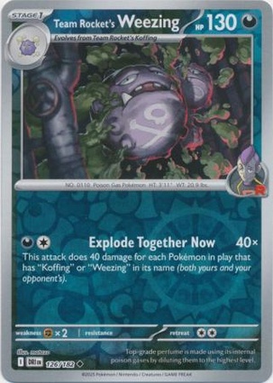 Weezing del Team Rocket