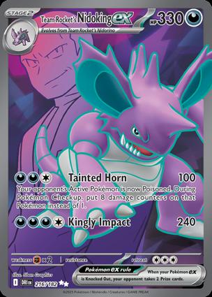 Nidoking-ex del Team Rocket