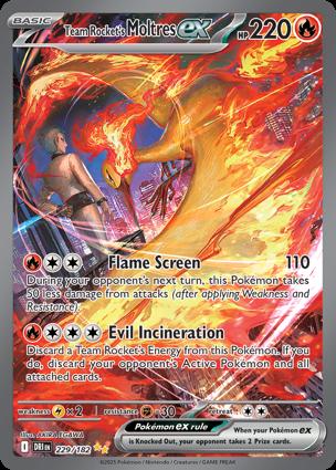 Moltres-ex del Team Rocket