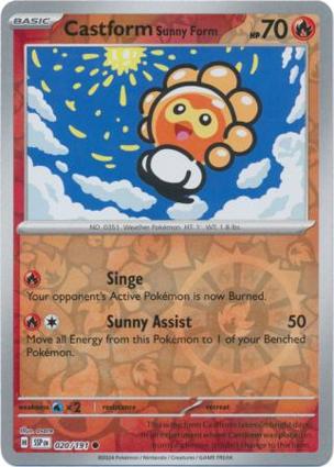 Castform Forma Sole