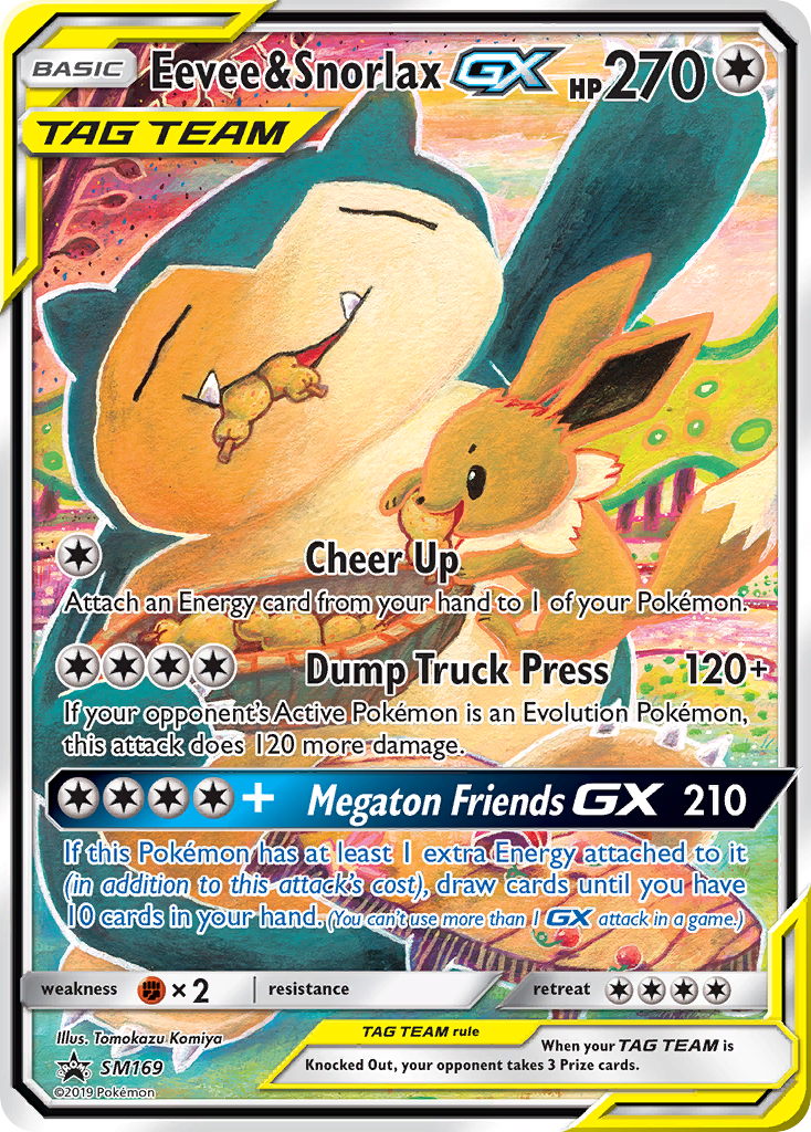 Eevee e Snorlax GX