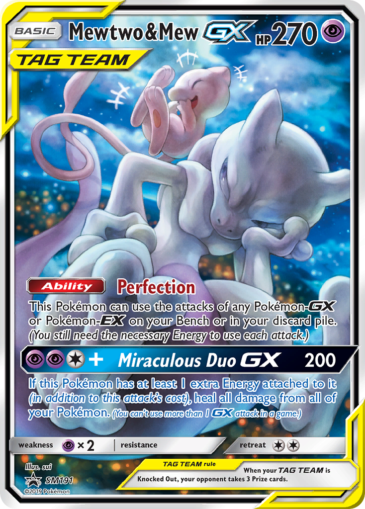 Mewtwo e Mew GX
