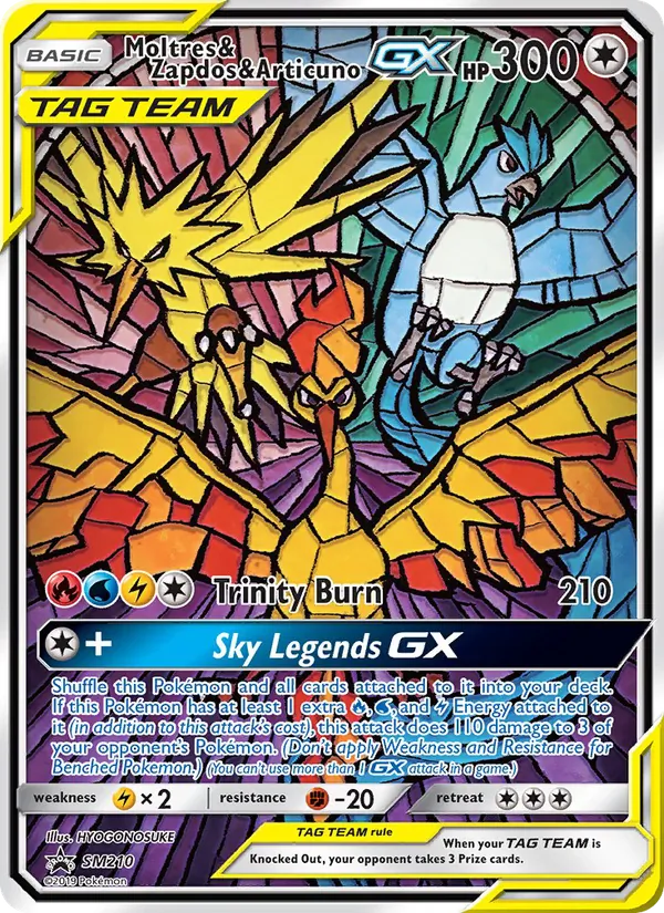 Moltres, Zapdos e Articuno GX