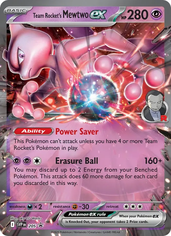 Mewtwo-ex del Team Rocket