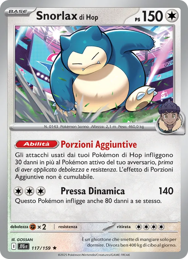 Snorlax di Hop