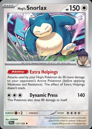 Snorlax di Hop