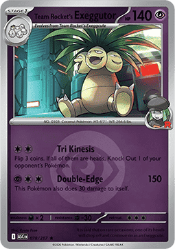 Exeggutor del Team Rocket