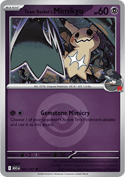 Mimikyu del Team Rocket