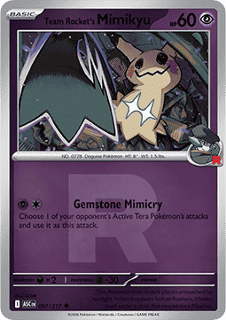 Mimikyu del Team Rocket