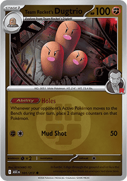 Dugtrio del Team Rocket