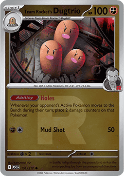 Dugtrio del Team Rocket