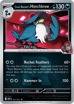 Honchkrow del Team Rocket
