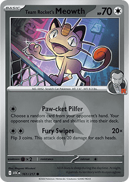 Meowth del Team Rocket