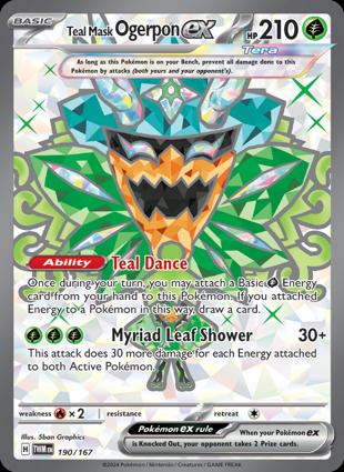 Ogerpon Maschera Turchese-ex