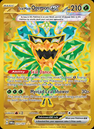 Ogerpon Maschera Turchese-ex