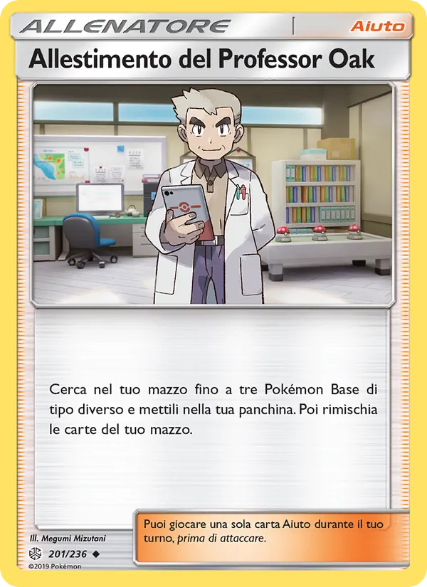 Allestimento del Professor Oak