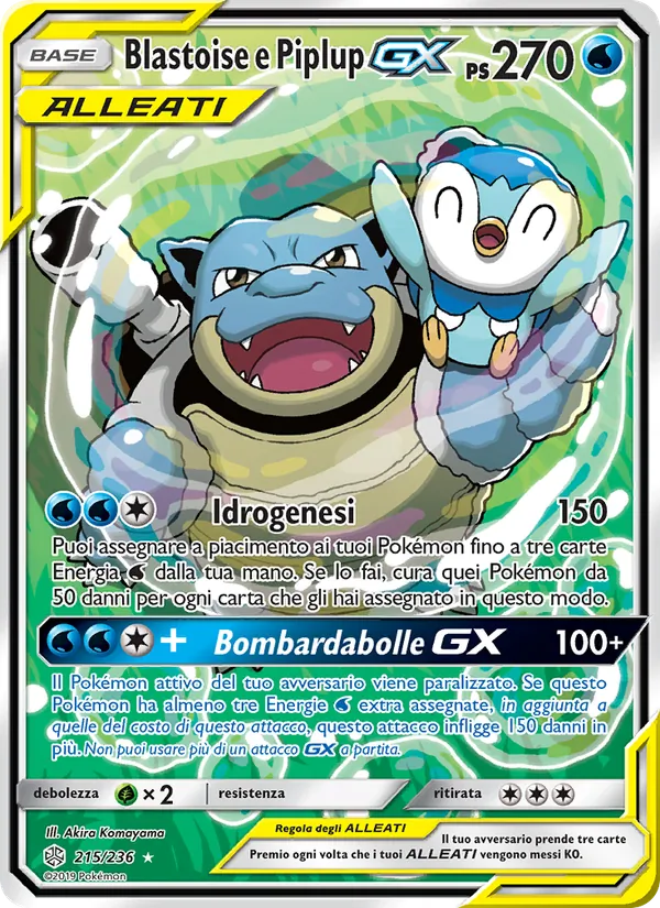Blastoise e Piplup GX