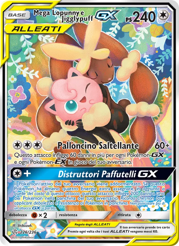 Mega Lopunny e Jigglypuff GX