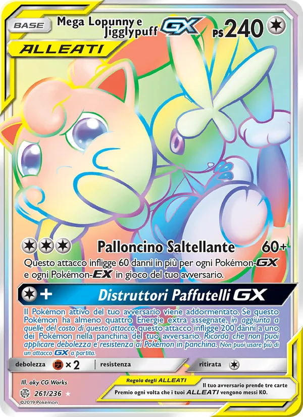 Mega Lopunny e Jigglypuff GX