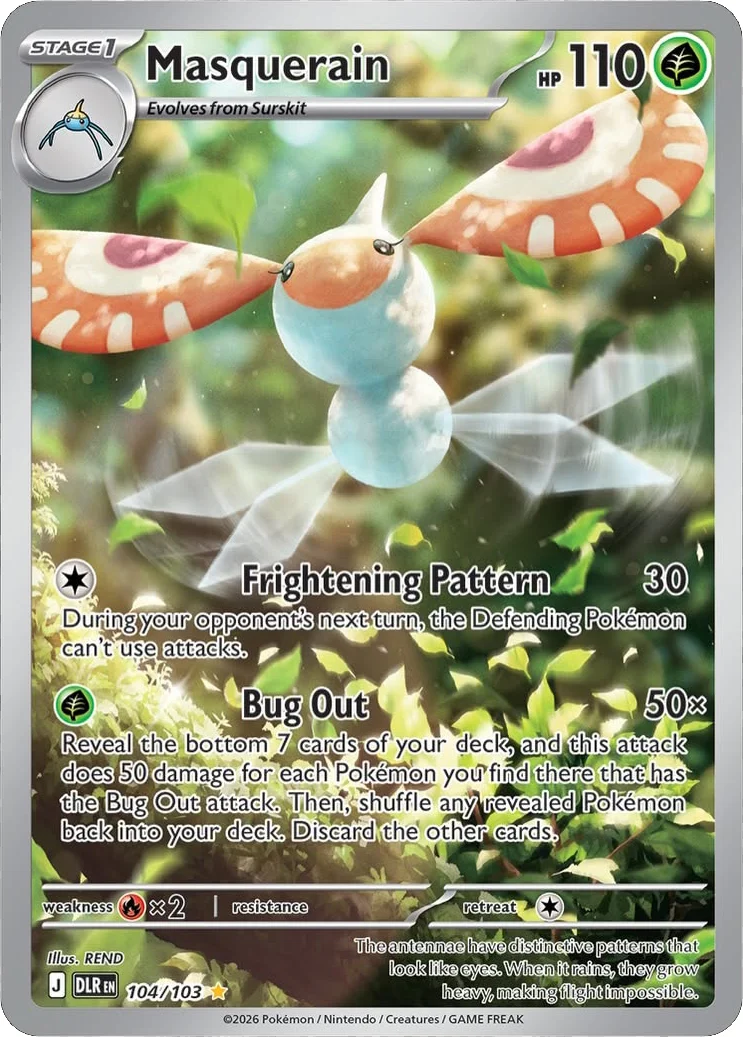 Masquerain 104/103